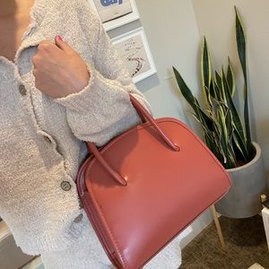 Zara Pink Vegan Leather Bag